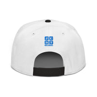 Snapback Hat "1051-0051 Born To Play Futbol (Blue Logo)" - JCBTGlobal