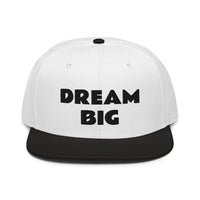 Snapback Hat "1052-0011 Dream Big (Black Logo)" - JCBTGlobal