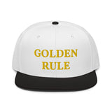 Snapback Hat "1052-0021 Golden Rule (Yellow Logo)" - JCBTGlobal