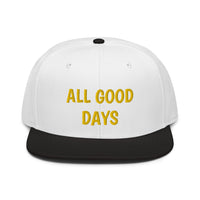 Snapback Hat "1052-0031 All Good Days (Yellow Logo)" - JCBTGlobal