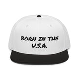 Snapback Hat "1052-0041 Born In The U.S.A. (Black Logo)" - JCBTGlobal