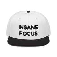 Snapback Hat "1052-0091 Insane Focus (Black Logo)" - JCBTGlobal