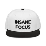 Snapback Hat "1052-0091 Insane Focus (Black Logo)" - JCBTGlobal