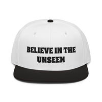 Snapback Hat "1052-0101 Believe In The Unseen (Black Logo)" - JCBTGlobal