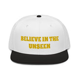 Snapback Hat "1052-0101 Believe In The Unseen (Yellow Logo)" - JCBTGlobal