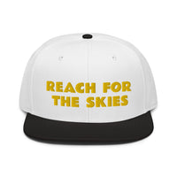 Snapback Hat "1052-0131 Reach For The Skies (Yellow Logo)" - JCBTGlobal