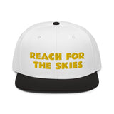 Snapback Hat "1052-0131 Reach For The Skies (Yellow Logo)" - JCBTGlobal