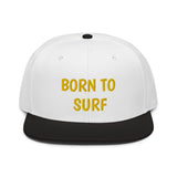 Snapback Hat "2051-0031 Born To Play Surf (Yellow Logo)" - JCBTGlobal