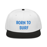 Snapback Hat "1051-0061 Born To Surf (Blue Logo)" - JCBTGlobal