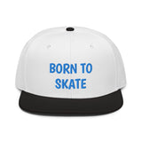 Snapback Hat "1051-0071 Born To Skate (Blue Logo)" - JCBTGlobal