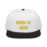 Snapback Hat "1051-0061 Born To Surf (Yellow Logo)" - JCBTGlobal