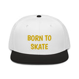 Snapback Hat "1051-0071 Born To Skate (Yellow Logo)" - JCBTGlobal