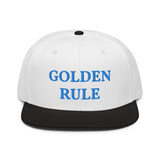 Snapback Hat "1052-0021 Golden Rule (Blue Logo)" - JCBTGlobal