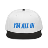 Snapback Hat "1052-0061 I'm All In (Blue Logo)" - JCBTGlobal