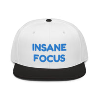 Snapback Hat "1052-0091 Insane Focus (Blue Logo)" - JCBTGlobal