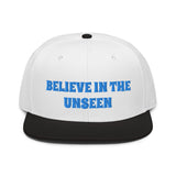 Snapback Hat "1052-0101 Believe In The Unseen (Blue Logo)" - JCBTGlobal