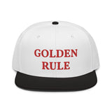 Snapback Hat "2052-0021 Golden Rule (Red Logo)" - JCBTGlobal