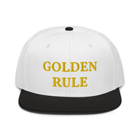 Snapback Hat "2052-0021 Golden Rule (Yellow Logo)" - JCBTGlobal