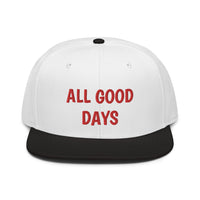 Snapback Hat "2052-0031 All Good Days (Red Logo)" - JCBTGlobal