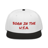 Snapback Hat "2052-0041 Born In The U.S.A. (Red Logo)" - JCBTGlobal