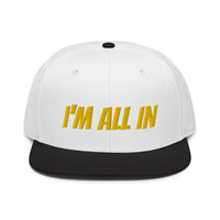 Snapback Hat "2052-0061 I'm All In (Yellow Logo)" - JCBTGlobal