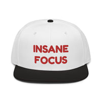 Snapback Hat "2052-0091 Insane Focus (Red Logo)" - JCBTGlobal