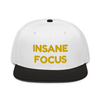 Snapback Hat "2052-0091 Insane Focus (Yellow Logo)" - JCBTGlobal