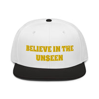 Snapback Hat "2052-0101 Believe In The Unseen (Yellow Logo)" - JCBTGlobal