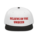 Snapback Hat "2052-0101 Believe In The Unseen (Red Logo)" - JCBTGlobal