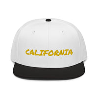 Snapback Hat "1053-0011 California (Yellow Logo)" - JCBTGlobal