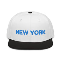 Snapback Hat "1053-0041 New York (Blue Logo)" - JCBTGlobal