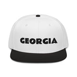 Snapback Hat "1053-0091 Georgia (Black Logo)" - JCBTGlobal