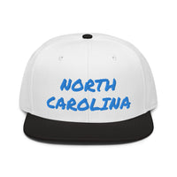 Snapback Hat "1053-0101 North Carolina (Blue Logo)" - JCBTGlobal