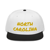 Snapback Hat "1053-0101 North Carolina (Yellow Logo)" - JCBTGlobal