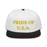 Snapback Hat "1054-0031 U.S.A. (Yellow Logo)" - JCBTGlobal