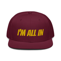 Snapback Hat "1052-0061 I'm All In (Yellow Logo)" - JCBTGlobal