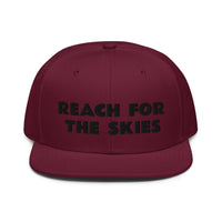 Snapback Hat "1052-0131 Reach For The Skies (Black Logo)" - JCBTGlobal