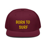 Snapback Hat "2051-0031 Born To Play Surf (Yellow Logo)" - JCBTGlobal