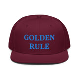 Snapback Hat "1052-0021 Golden Rule (Blue Logo)" - JCBTGlobal