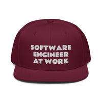 Snapback Hat "2052-0081 Software Engineer At Work (White Logo)" - JCBTGlobal