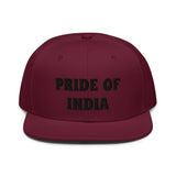 Snapback Hat "1054-0021 India (Black Logo)" - JCBTGlobal