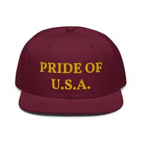 Snapback Hat "1054-0031 U.S.A. (Yellow Logo)" - JCBTGlobal