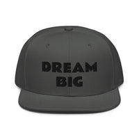 Snapback Hat "1052-0011 Dream Big (Black Logo)" - JCBTGlobal