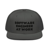 Snapback Hat "1052-0081 Software Engineer At Work (Black Logo)" - JCBTGlobal