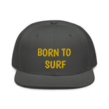 Snapback Hat "2051-0031 Born To Play Surf (Yellow Logo)" - JCBTGlobal