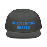 Snapback Hat "1052-0101 Believe In The Unseen (Blue Logo)" - JCBTGlobal