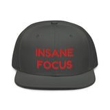 Snapback Hat "2052-0091 Insane Focus (Red Logo)" - JCBTGlobal