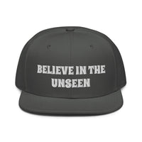 Snapback Hat "2052-0101 Believe In The Unseen (White Logo)" - JCBTGlobal