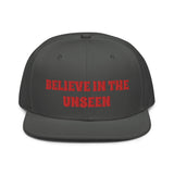 Snapback Hat "2052-0101 Believe In The Unseen (Red Logo)" - JCBTGlobal