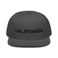 Snapback Hat "1053-0011 California (Black Logo)" - JCBTGlobal